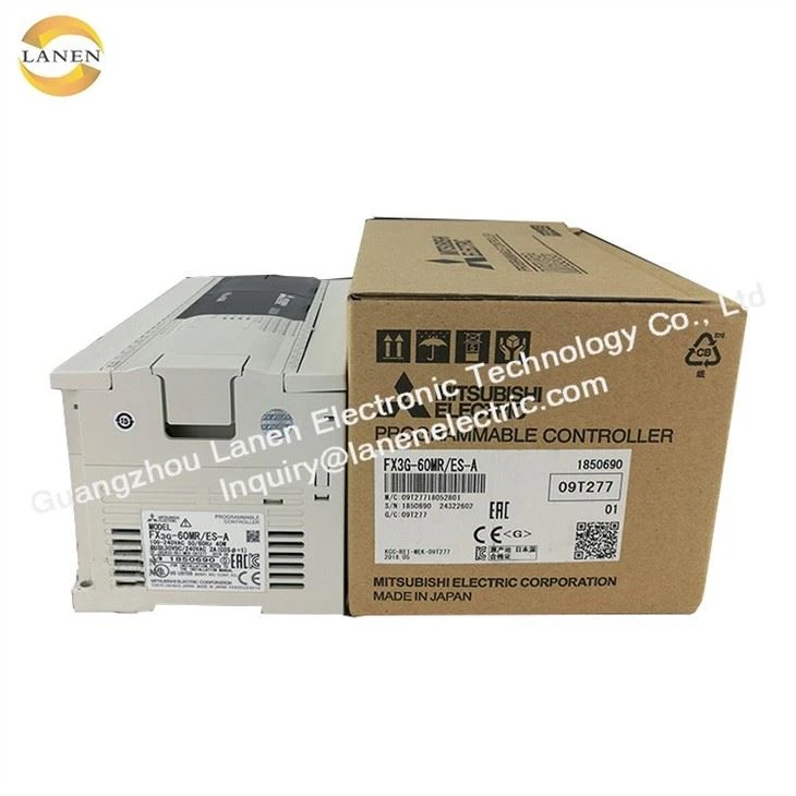 Modúl Aschuir Leaschraolacháin Mitsubishi PLC Rialaitheoir Mitsubishi PLC Sraith FX3G Sraith FX3G-60MR / ES-A