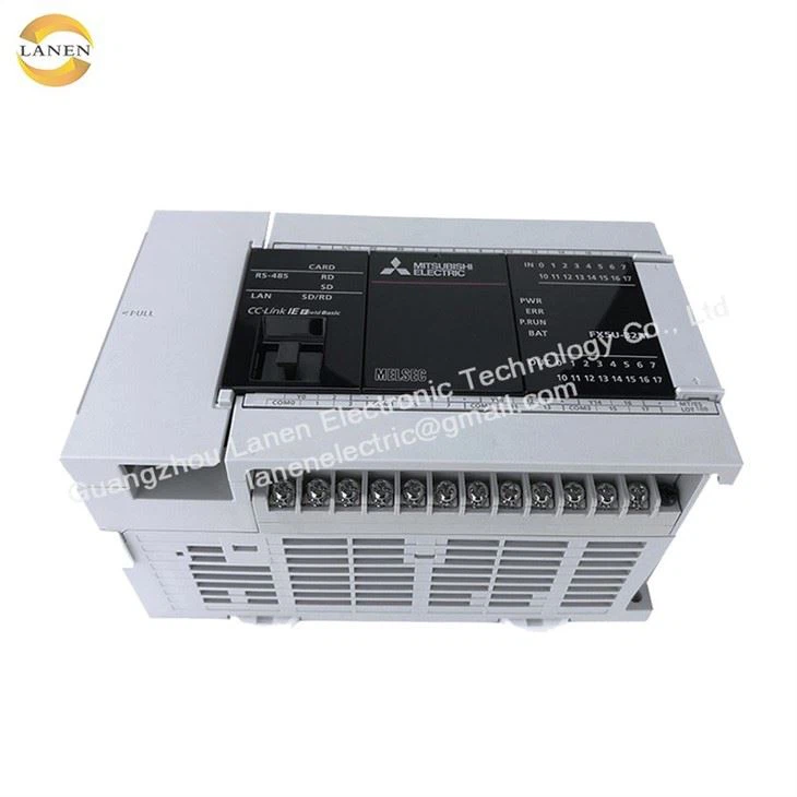 Mitsubishi MELSEC IQ-F FX5U PLC Controller FX5U-32MR / ES 16 Ionchur, 16 Aschur LAP PLC FX5U